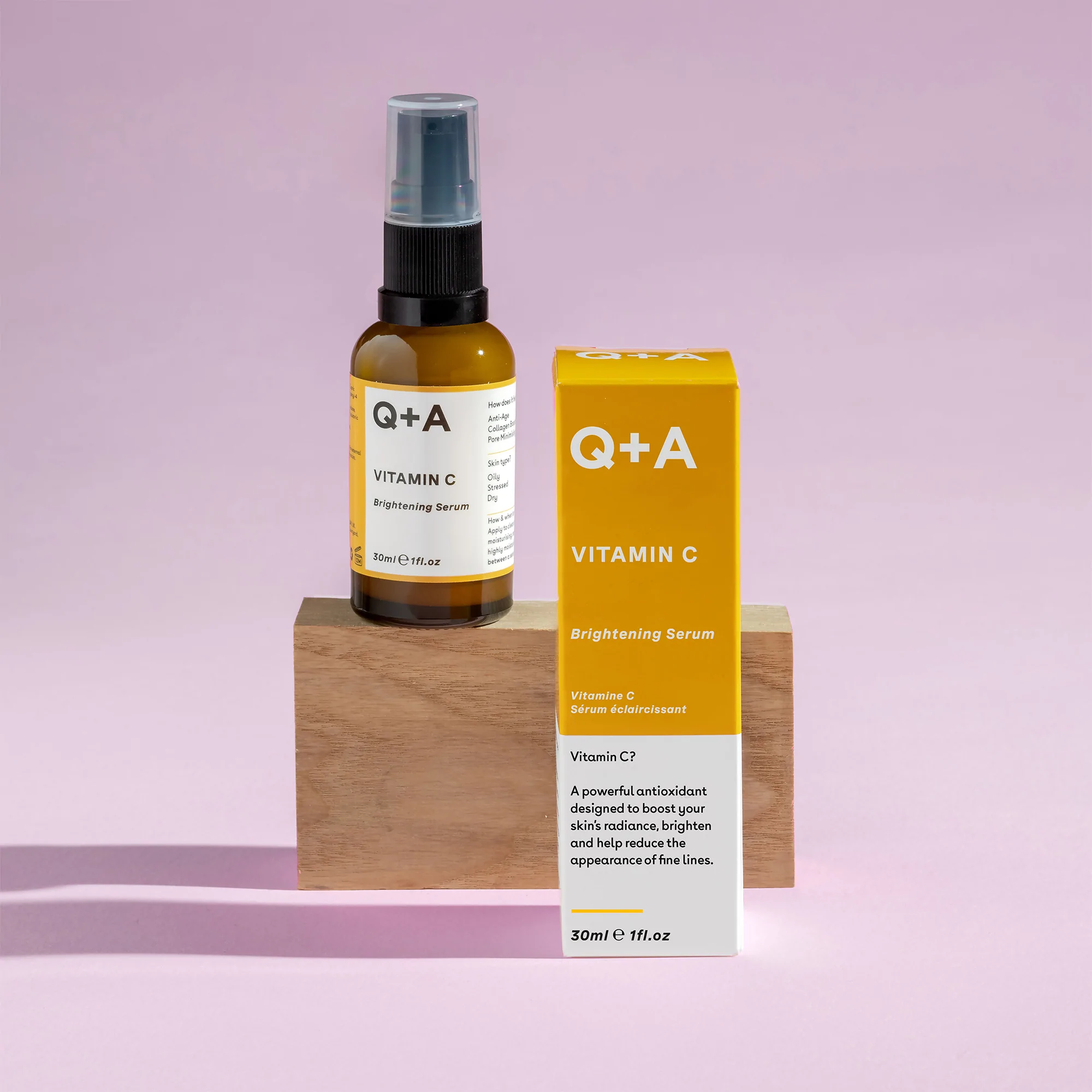 Q+A Vitamin C Brightening Serum 30ml